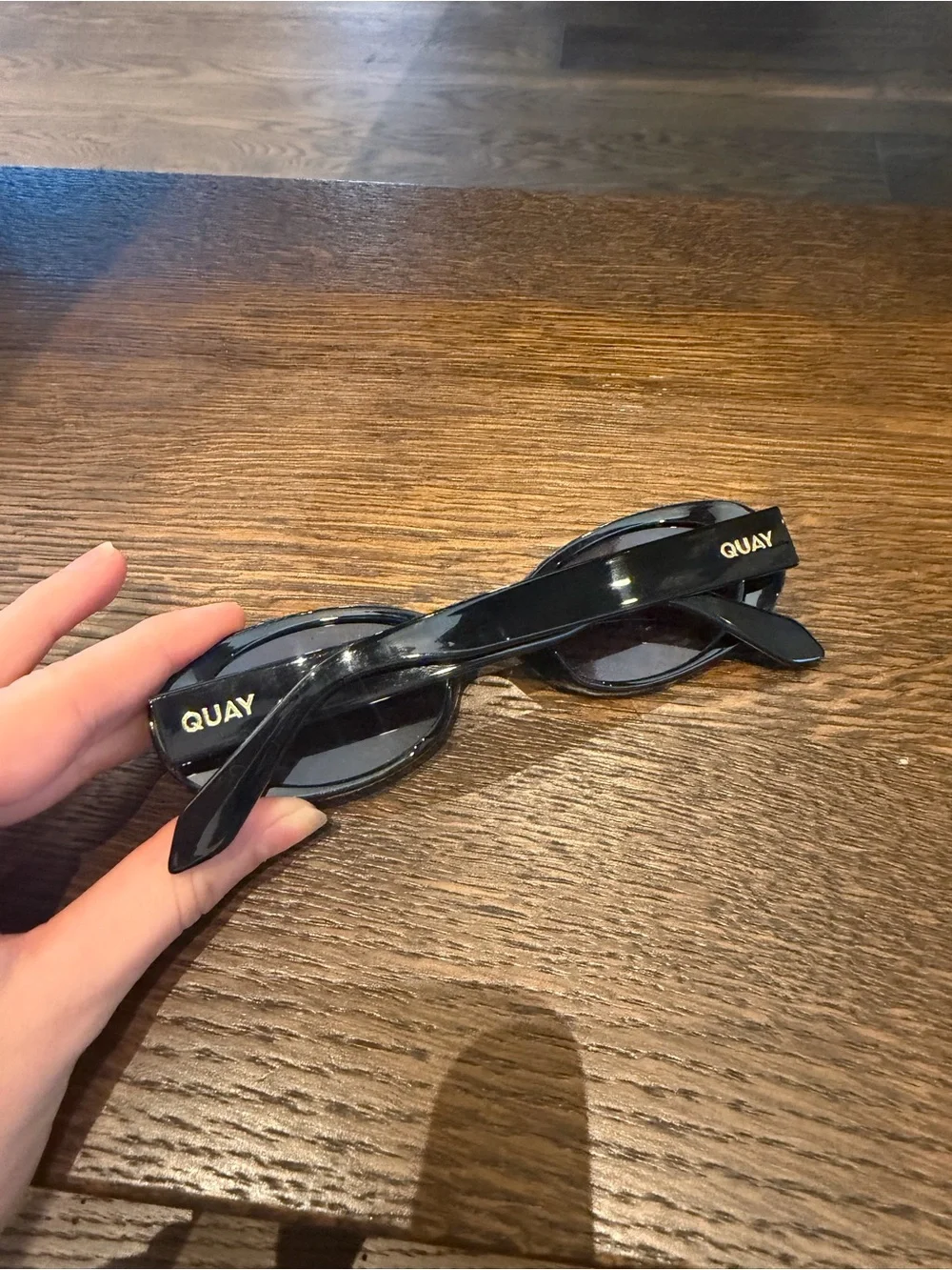 Quay Australia Black Frame Sunglasses